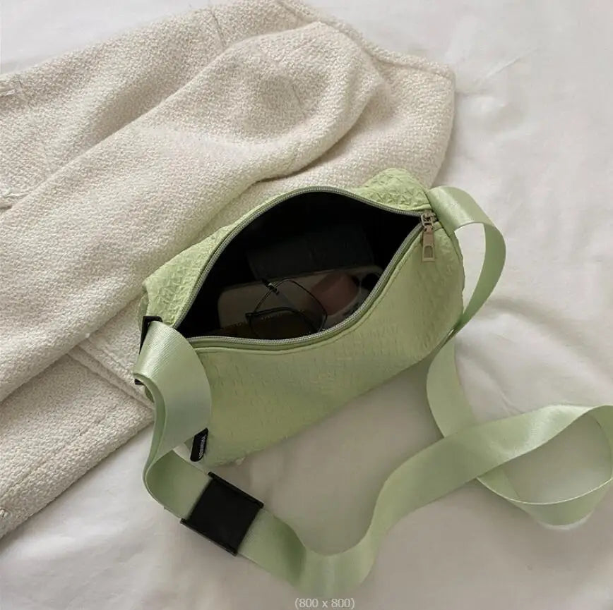 Women Bag Casual Solid Versatile Fitness Backpack Pillow Bag