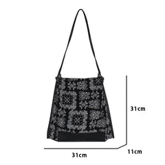 Bohemian Open Soft Printing Vintage Shoulder Bags