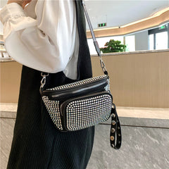 Women Bag Casual Travel Crossbody Shoulder Bags For Women Rivet Waist Pack