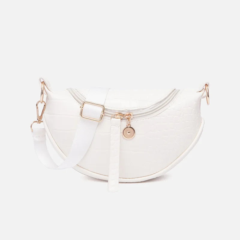Crocodile Multicolor Messenger Chest Bag Clutch Female Pu Leather Handbag