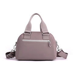 Women Crossbody Nylon Shoulder Bag Solid Color Messenger Handbag