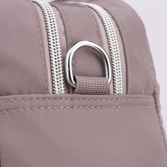 Women Crossbody Nylon Shoulder Bag Solid Color Messenger Handbag