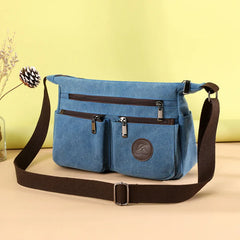 Vintage Leather Shoulder Bag for Women Crossbody Tote Purse