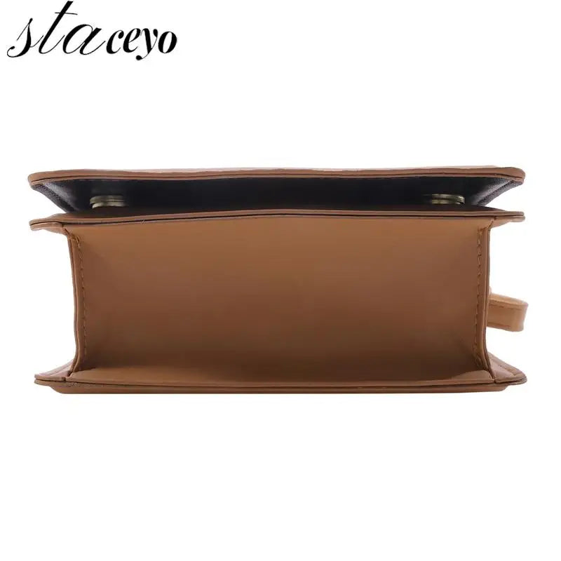 Plaid Flap Shoulder Bag Chain Square Mini Crossbody Bag
