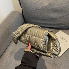 Women Down Jackets Bag Lightweight Small Messenger Handbags
