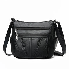 Women Shoulder Crossbody Bag Soft Leather Handbag Purse Messenger