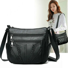 Women Shoulder Crossbody Bag Soft Leather Handbag Purse Messenger