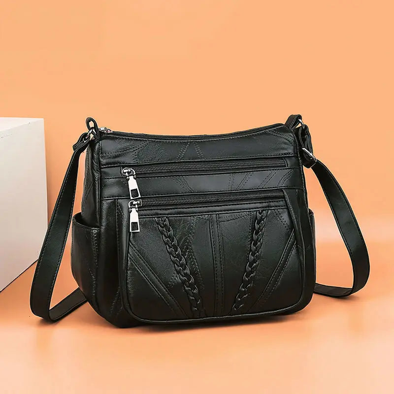 Women Shoulder Crossbody Bag Soft Leather Handbag Purse Messenger