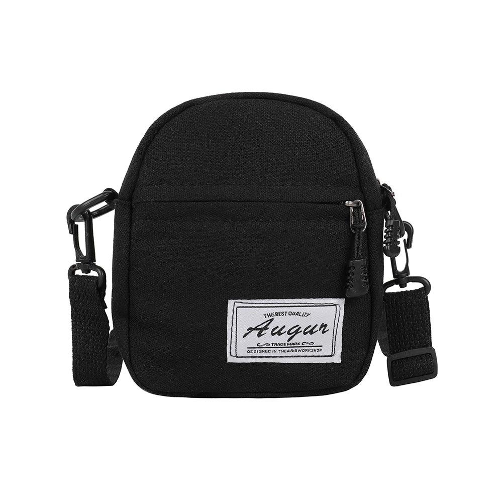 Canvas Patchwork Crossbody Shoulder Messenger Bag for Women