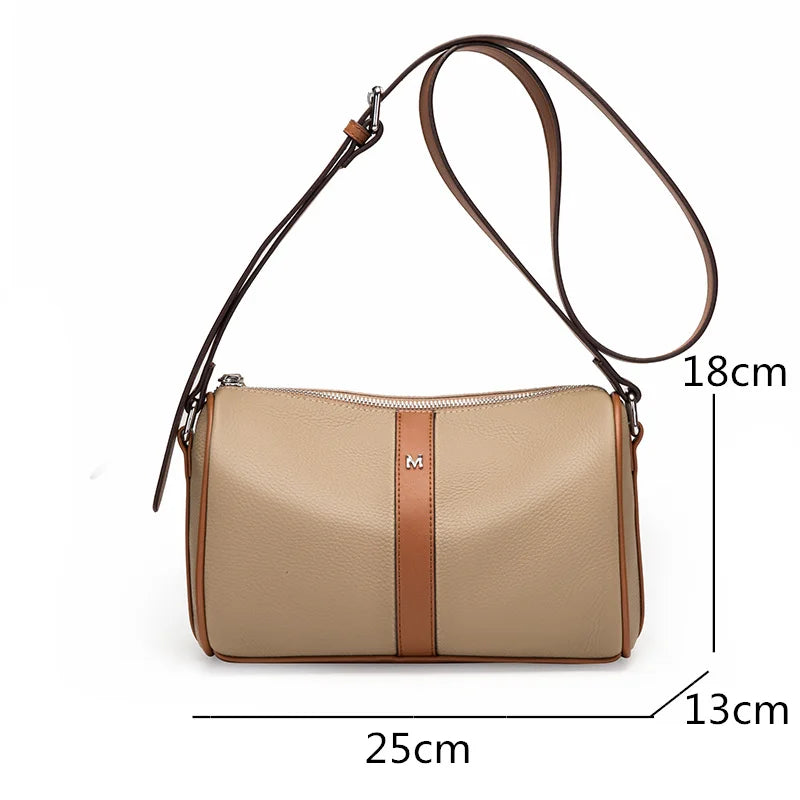 Cowhide Women Shoulder Bag Large Totes Bag