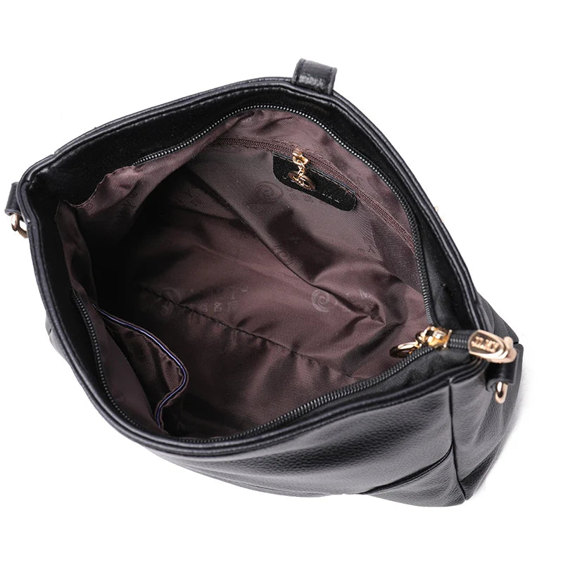 Women's Soft PU Leather Shoulder Crossbody Bag