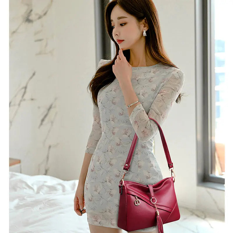 Women's Soft PU Leather Shoulder Crossbody Bag
