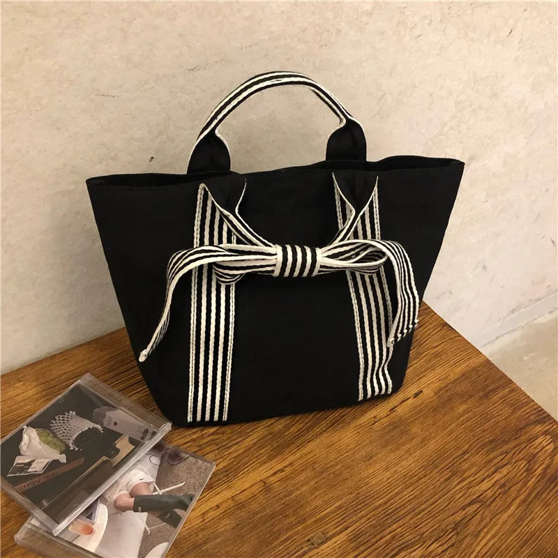 Women Bag PU Bucket Bow Lady Handbags Small Shoulder Bag
