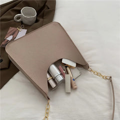 Retro Felt Chain Armpit Bag Women's Shoulder Bag Handbags