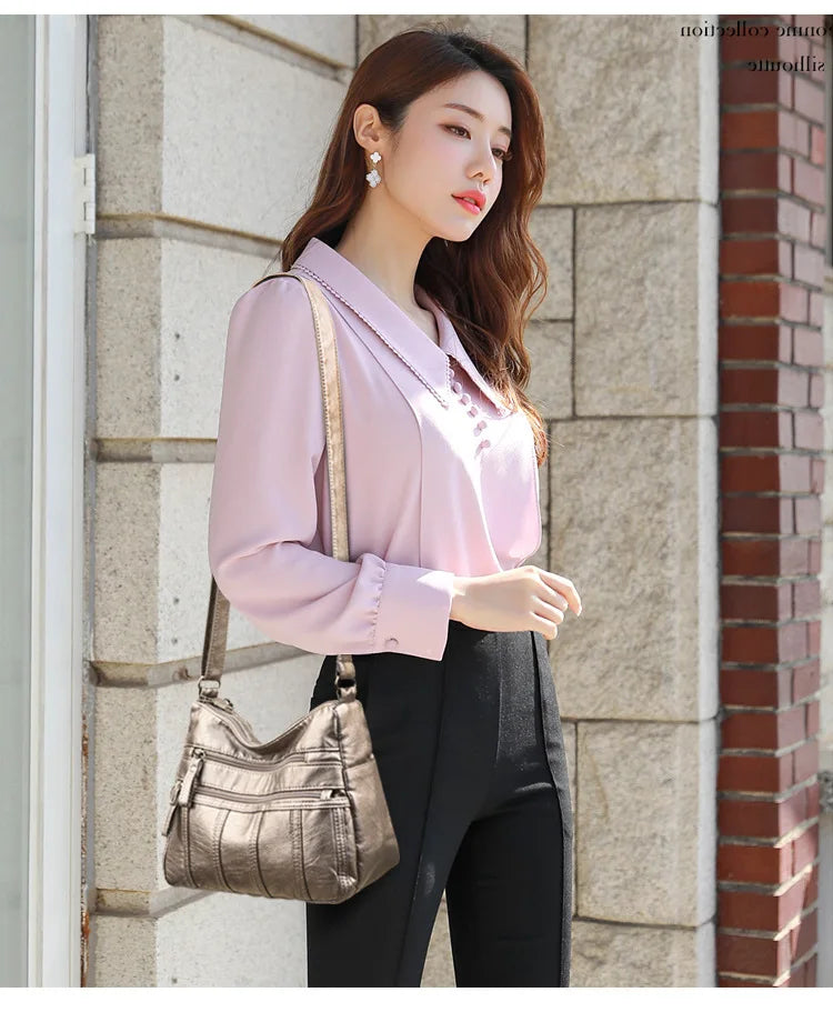 Women Bag Soft Leather Handbags Shoulder Bags