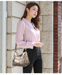 Women Bag Soft Leather Handbags Shoulder Bags
