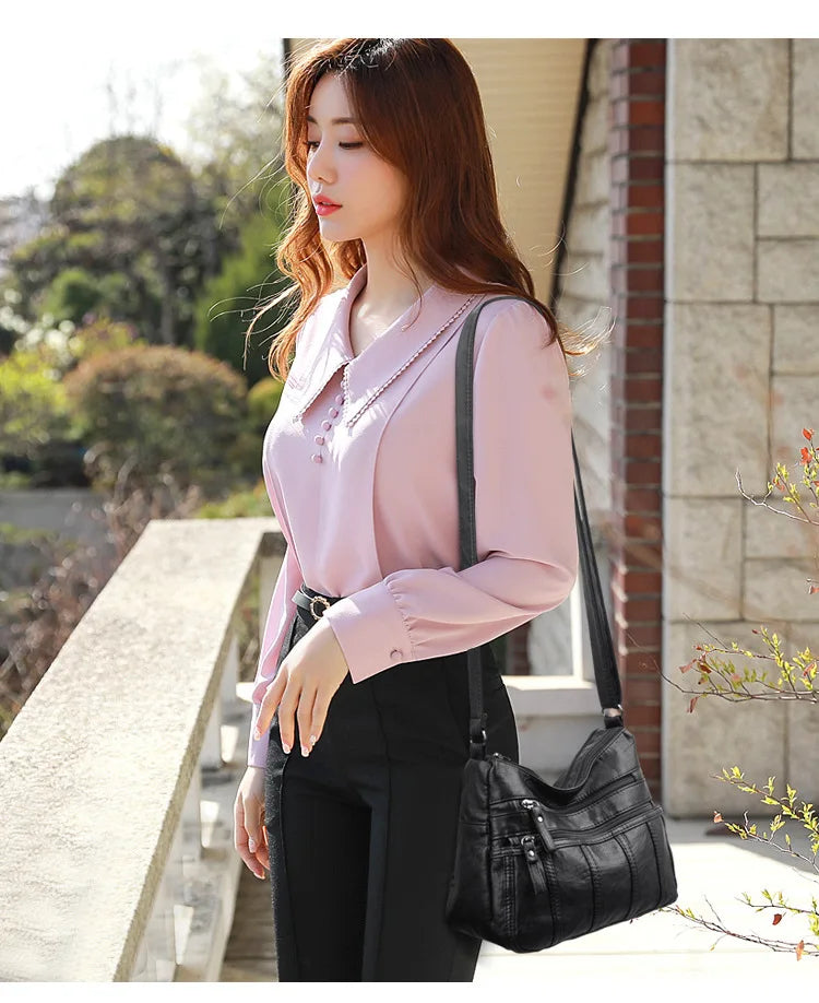 Women Bag Soft Leather Handbags Shoulder Bags