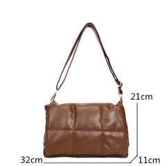Women Chain Handbag High Soft Leather Shoulder Bag Casual Large Tote Sac
