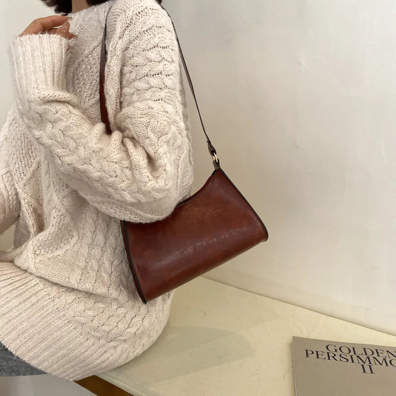 Famous Texture Underarm Handbag Female Shoulder Messenger Bag