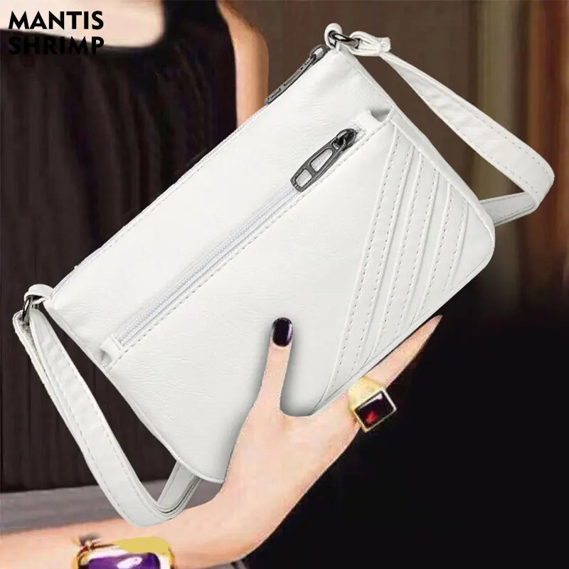 Vintage Shoulder Bag Soft PU Leather Messenger Bag