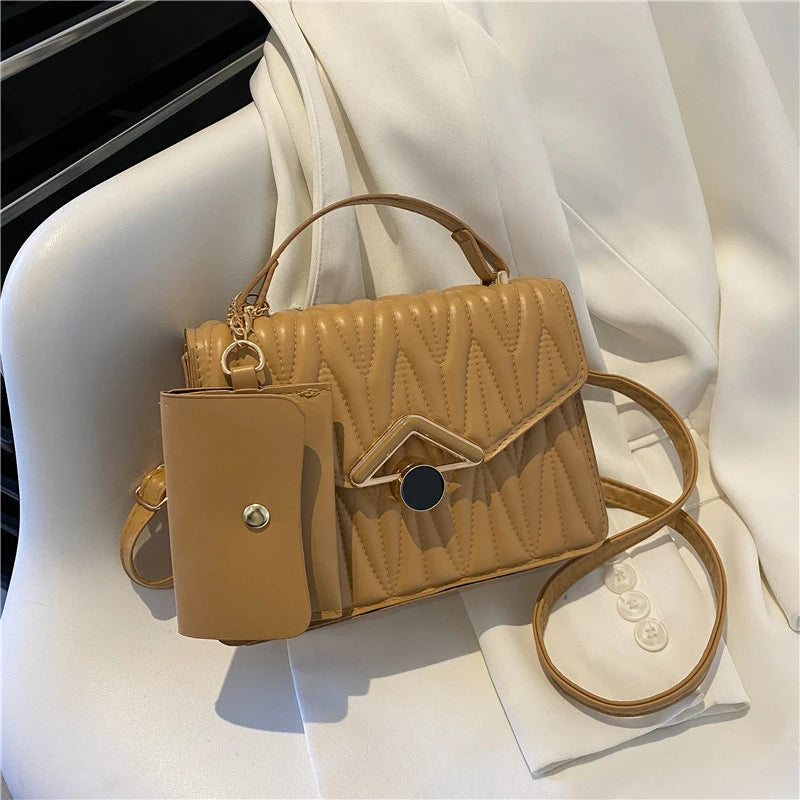 Women Bag Shoulder Messenger Crossbody Casual Portable Square Bag