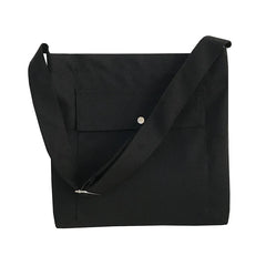 Canvas Messenger Bag College Shoulder Bag Girls School Class Bag