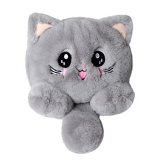 Plush Animal Cat Shoulder Bag Girls Fur Purse