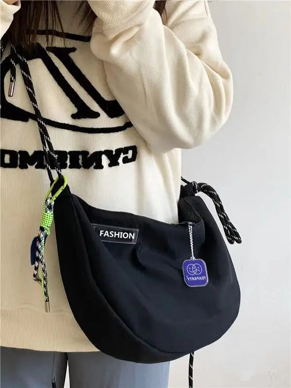 Nylon Hobo Shoulder Bag Soft Casual Handbag Crossbody Girls Bag