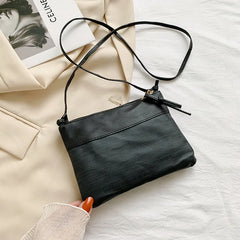 Women Shoulder Bag PU Patchwork Vintage Soft Crossbody Girls Bag