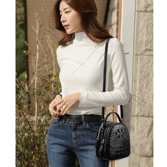 Women PU Leather Phone Bag Shoulder Messenger Bag