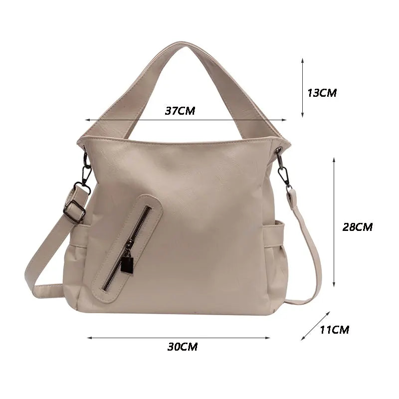 Vintage Crossbody Totes Large Capacity Retro Handbags for Women