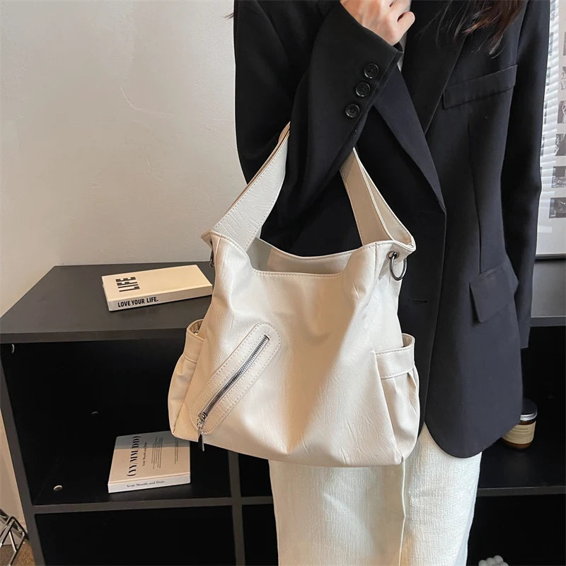 Vintage Crossbody Totes Large Capacity Retro Handbags for Women