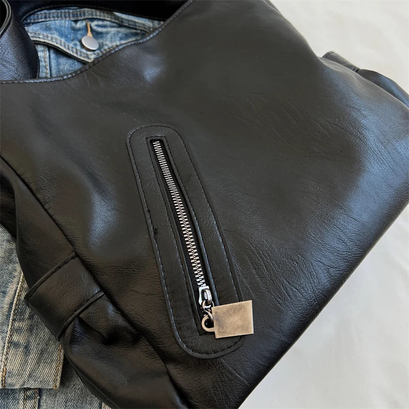 Vintage Crossbody Totes Large Capacity Retro Handbags for Women