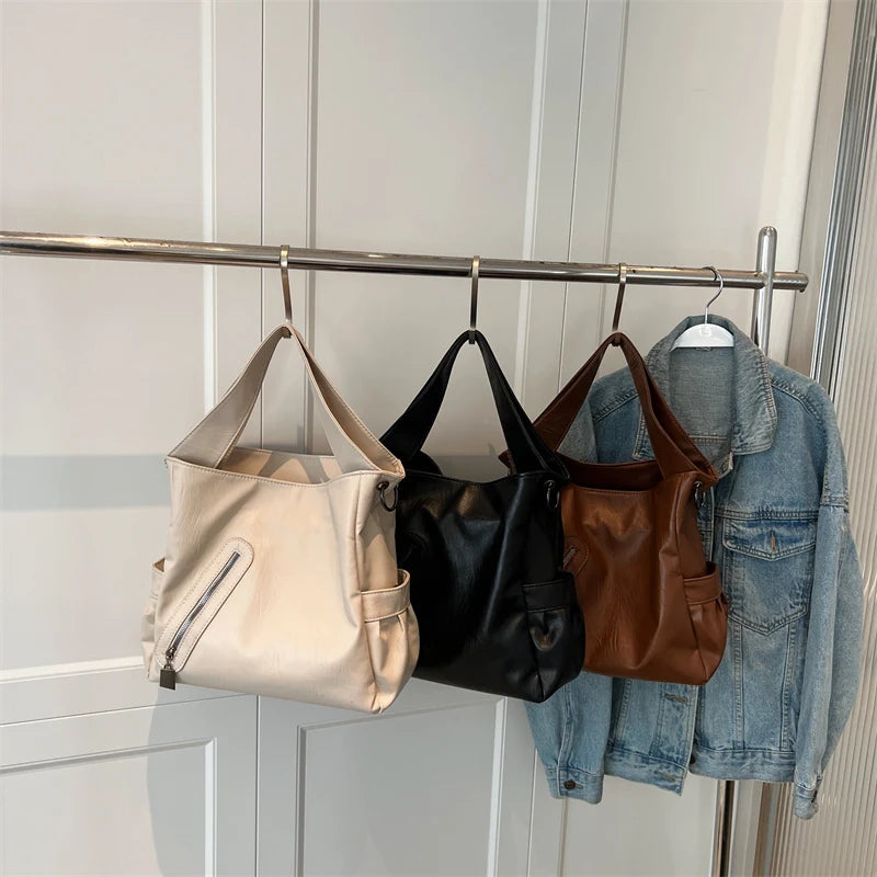 Vintage Crossbody Totes Large Capacity Retro Handbags for Women