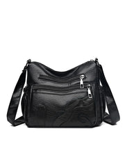 Retro PU Leather Handbag Vintage Shoulder Crossbody Messenger Bag