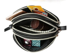 Women Crossbody Bag Small Lady Handbag Purse Shoulder Messenger Three Layer