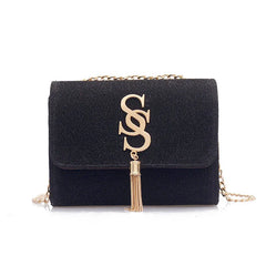 Small Tassel Chain Messenger Crossbody Shoulder Bag