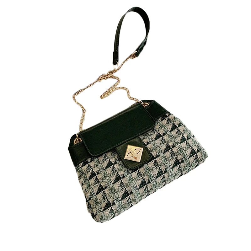 Women Small Handbag Shoulder Tote Satchel Retro Chain Messenger Cross Body Bags