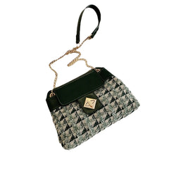 Women Small Handbag Shoulder Tote Satchel Retro Chain Messenger Cross Body Bags