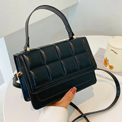 Small Leather Shoulder Bag Messenger Crossbody Handbag Purse