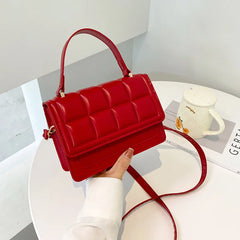 Small Leather Shoulder Bag Messenger Crossbody Handbag Purse