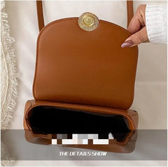 Women Bag Spring Summer High Personalized Solid Single Shoulder Messenger Bag