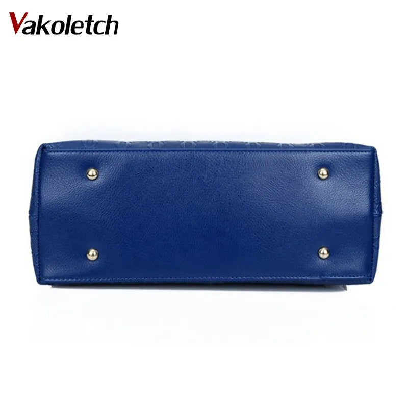 Women Top-Handle Messenger Bag Set PU Leather Shoulder Bag KL123