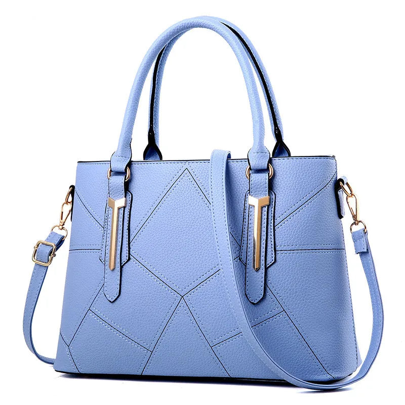 Vintage Casual Tote Women Messenger Bags Top-Handle Shoulder Handbag