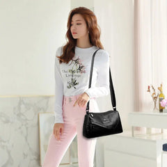 Vintage Female Handbag Designers Bags for Middle-aged Shoulder Bags