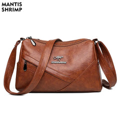Vintage Female Handbag Designers Bags for Middle-aged Shoulder Bags