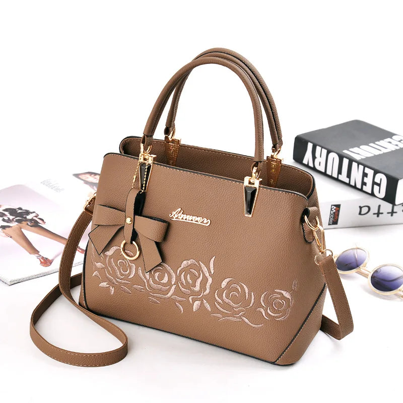 Vintage Handbag Casual Tote Women Messenger Bags Shoulder Top-Handle Purse