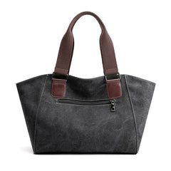 Vintage Canvas Shoulder Bag Large Capacity Crossbody Bag