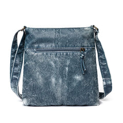 Vintage PU Leather Tote Bag Large Capacity Crossbody Messenger
