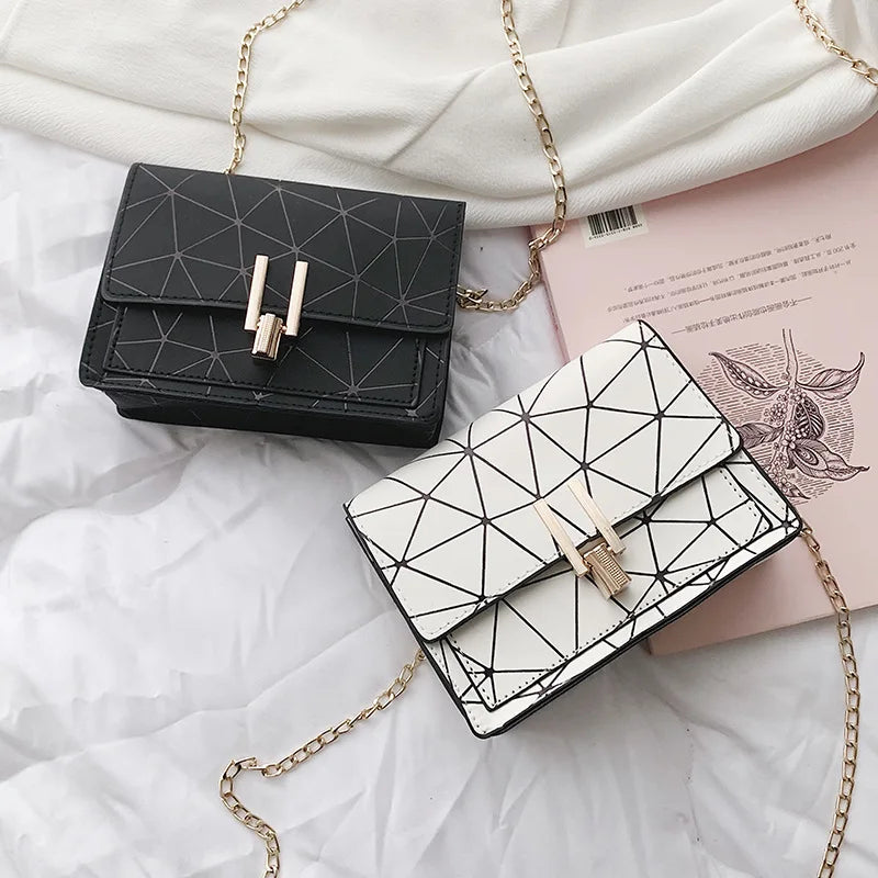 Vintage Chain Small Square Bag for Women
